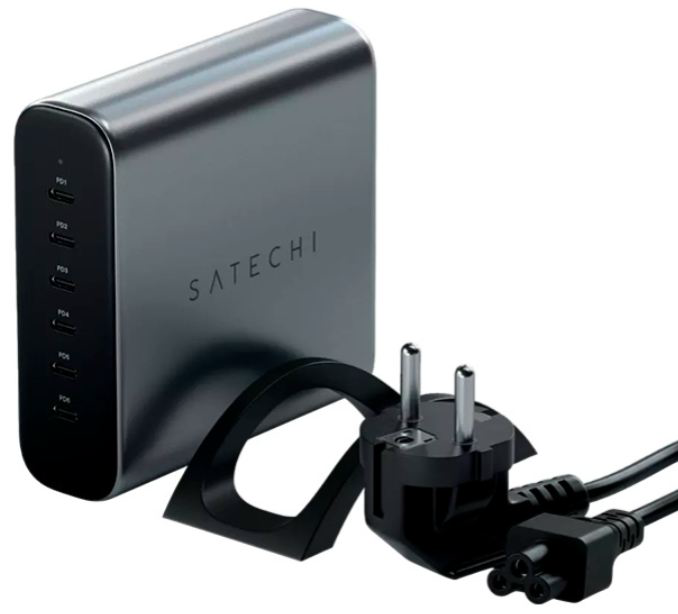 Зарядное устройство Satechi ST-C200GM-EU 200W Space Gray купить,NaN