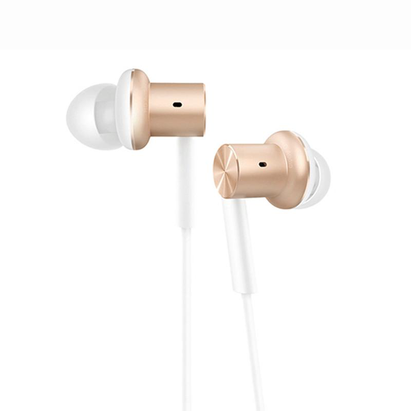 Наушники Xiaomi Mi In-Ear Headphone Hybrid Pro ZBW4325TY золотистые
