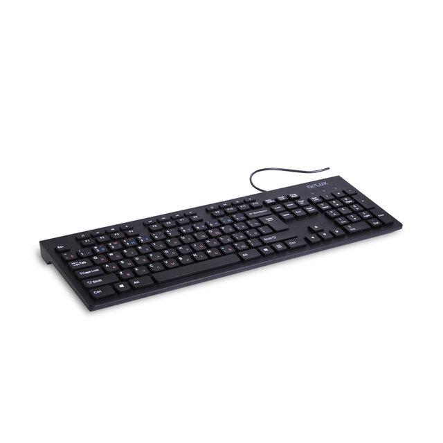 Клавиатура Delux DLK-180UB чёрная - ForteMarket Клавиатура Delux DLK-180UB чёрная купить,0