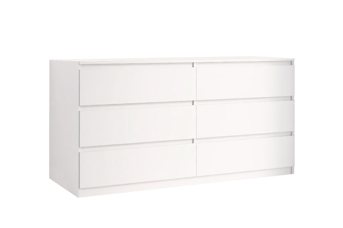Комод MyStar Сноули 6Я 121.09 белый купить,NaN