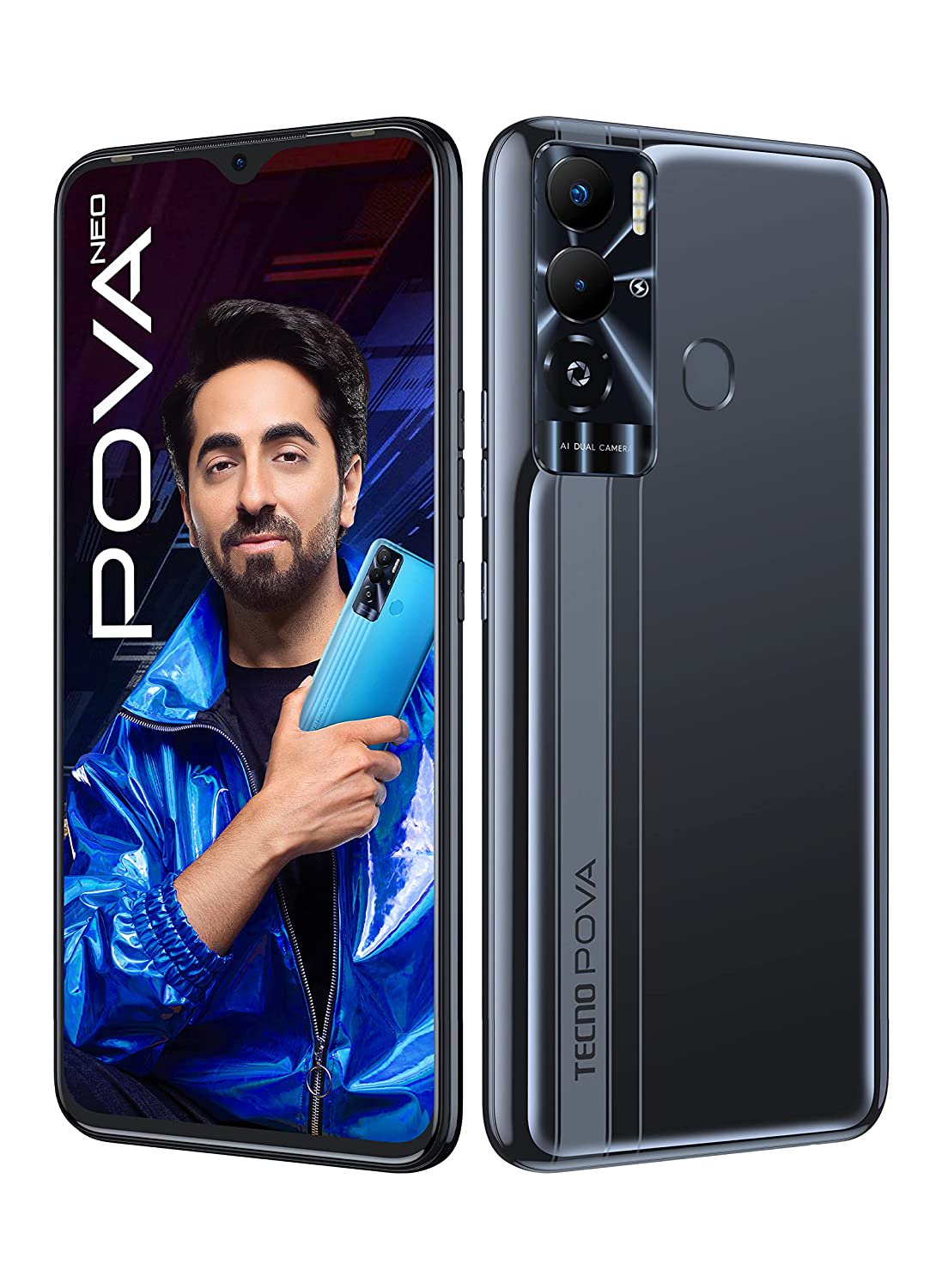 Смартфон Tecno Pova Neo 4/64Gb Obsidian Black