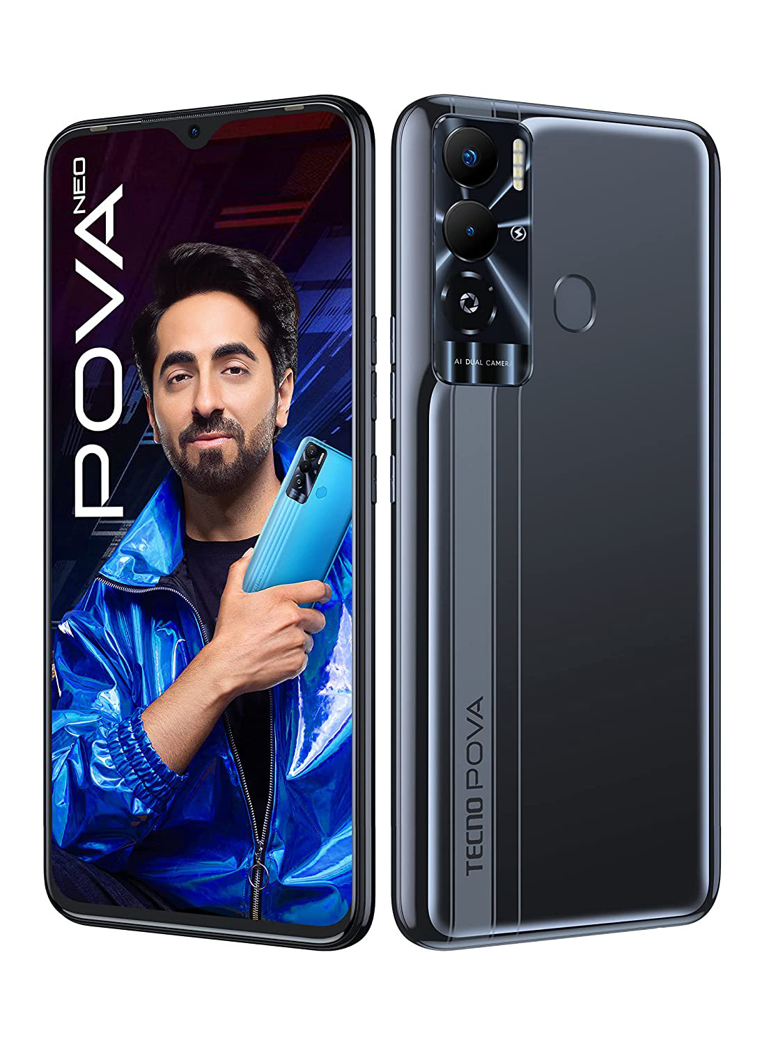 Смартфон Tecno Pova Neo 4/64Gb Obsidian Black купить,71400