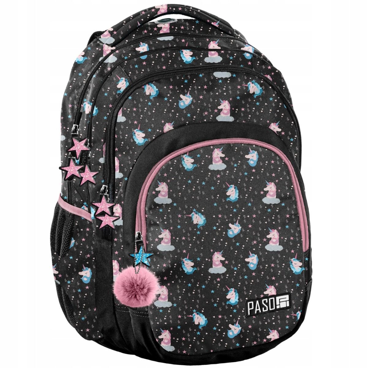 Рюкзак Paso Unicorn black 1296961 купить,NaN