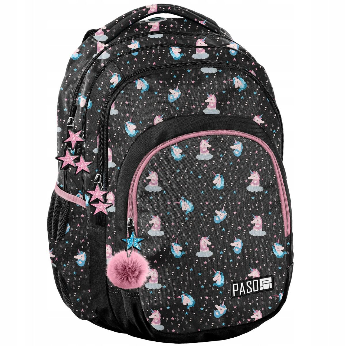 Рюкзак Paso Unicorn black 1296961 купить,NaN