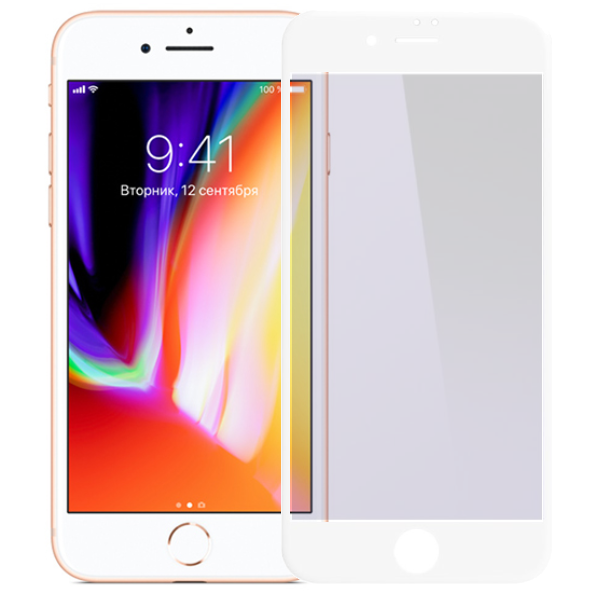 Стекло защитное A-Case 3D на Iphone 7 Plus