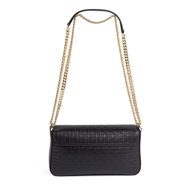 Сумка Baldinini Flap bag Sally Woven 00002437-25137 черная - ForteMarket Сумка Baldinini Flap bag Sally Woven 00002437-25137 черная купить,0