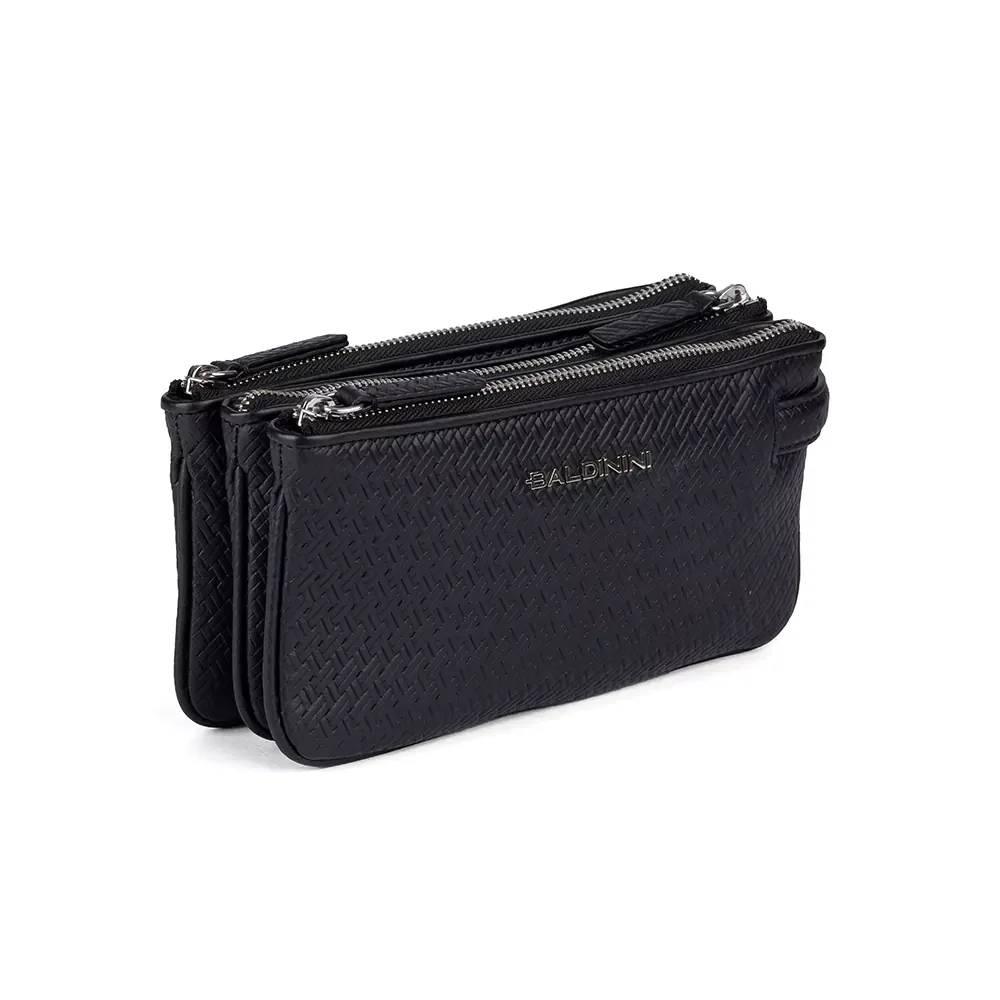 Сумка Baldinini Clutch Woven Deluxe 001 00002042-22126 черная