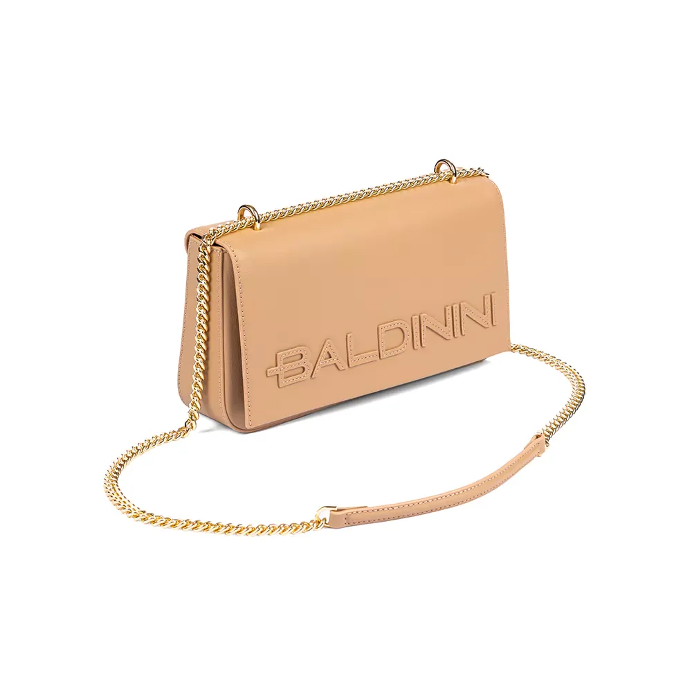 Сумка Baldinini Flap bag Lady B 00002434-275156 бежевая купить,0
