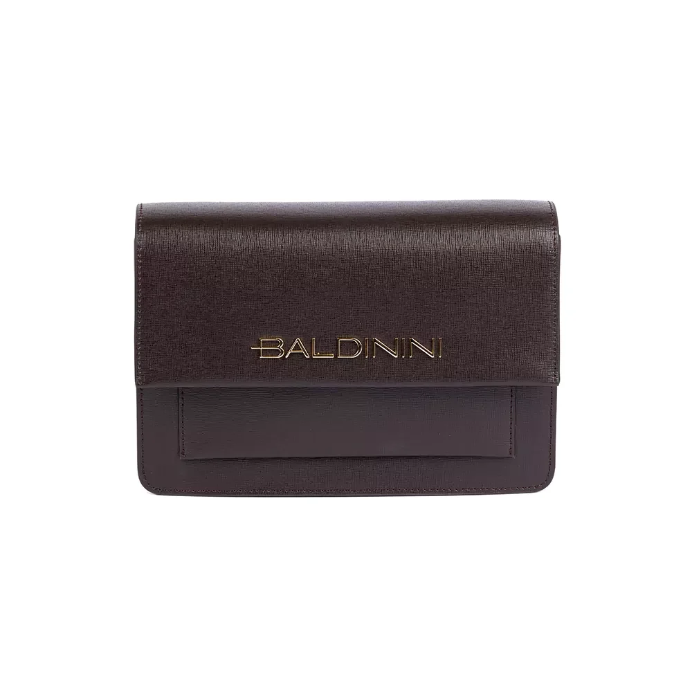 Сумка Baldinini Medium flap w/2 perses Los Angeles 00002422-24516565 коричневая