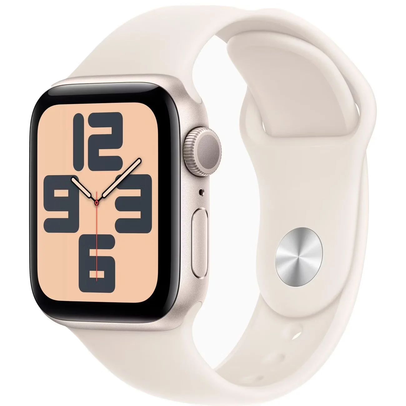Смарт-часы Apple Watch SE 2024 Aluminum Case with Starlight Sport Band MXEV3 44mm M/L