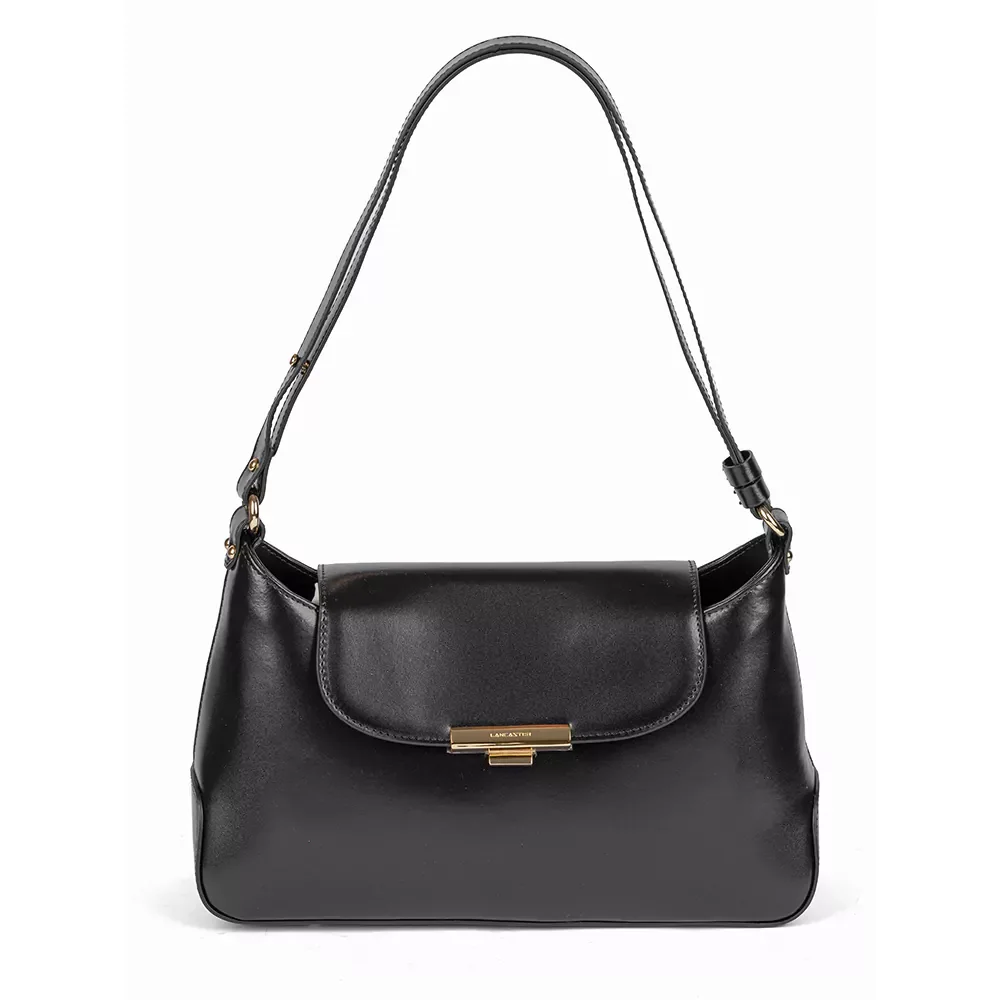 Сумка Lancaster Sac besace A rabat avec fermoir L Suave Evenly 480-027 черная