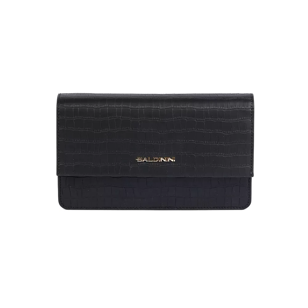 Сумка Baldinini Medium flap with chain strap Obsessio 00002443-2516545 черная