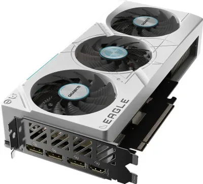 ВидеокартаGigabyte GeForce RTX 4070 Ti Super Eagle OC Ice 16G GV-N407TSEAGLEOCICE-16GD 16Gb White - ForteMarket ВидеокартаGigabyte GeForce RTX 4070 Ti Super Eagle OC Ice 16G GV-N407TSEAGLEOCICE-16GD 16Gb White купить,0