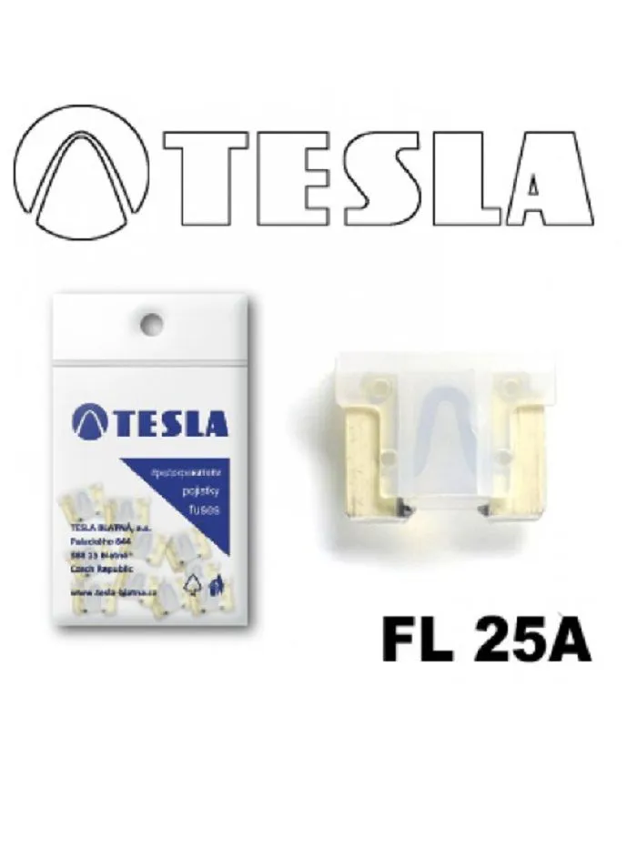 Предохранитель Tesla FL  25A.10 FL0.025.010