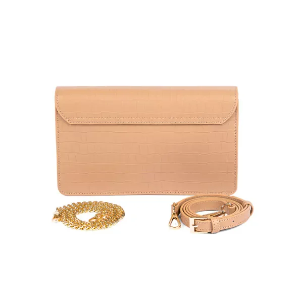 Сумка Baldinini Medium flap with chain strap Obsessio 00002441-2516545 розовая купить,0