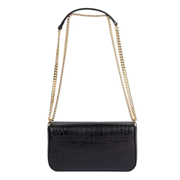 Сумка Baldinini Flap with chain strap Heiress 00002440-25137 черная купить,0
