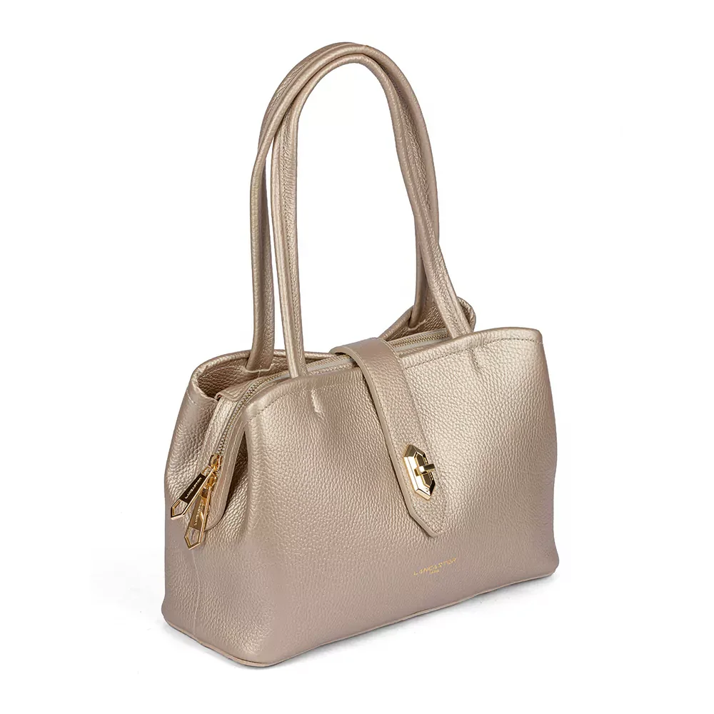 Сумка Lancaster Sac cabas epaule Avec fermoir M Top Double 470-68 желтая купить,0