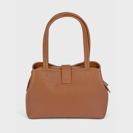 Сумка Lancaster Sac cabas epaule Avec fermoir M Top Double 470-68 коричневая