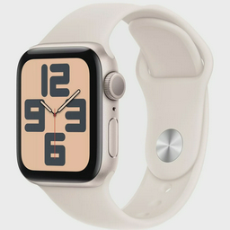 Смарт-часы Apple Watch SE 2024 Aluminum Case with Starlight Sport Band MXEV3 44mm M/L