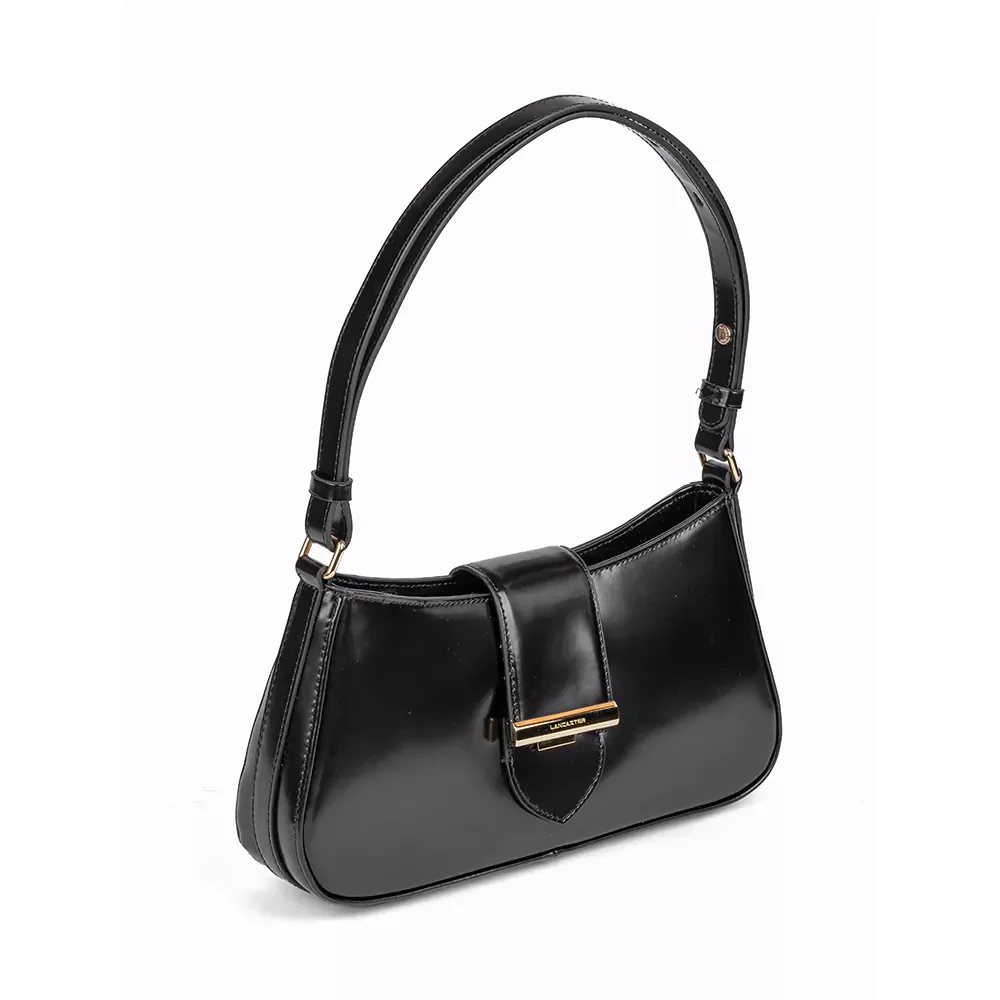 Сумка Lancaster Sac baguette A rabat avec fermoir Gelato lly 531-051 черная купить,0