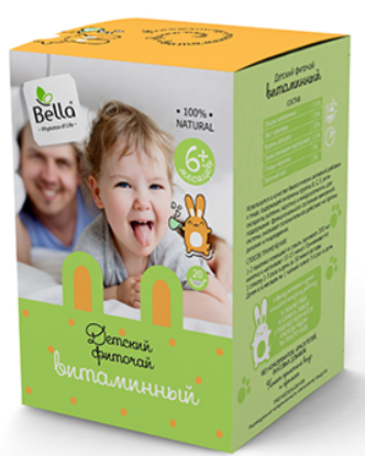 БАД Eva-Phyto Фиточай-пакетики Детский витаминный 20 шт/уп купить,NaN