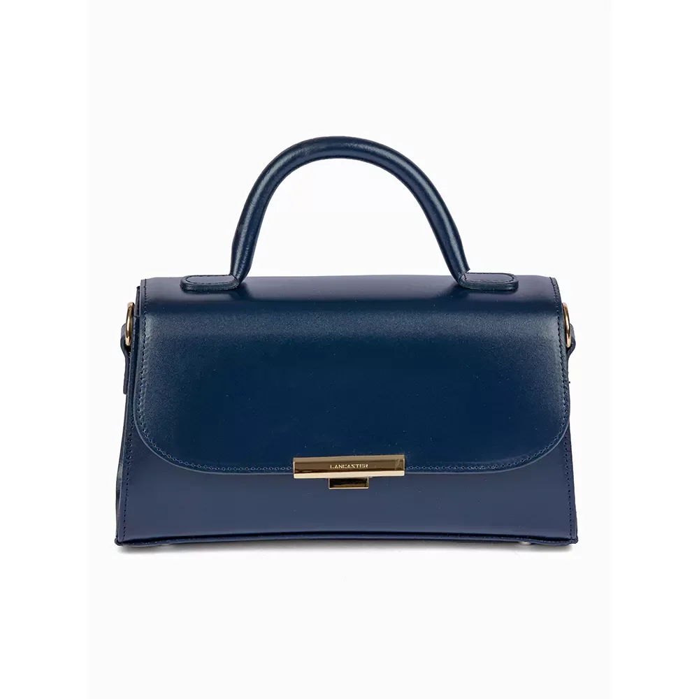 Сумка Lancaster Sac baguette A rabat avec fermoir M Suave Evenly 480-025 синяя купить,NaN
