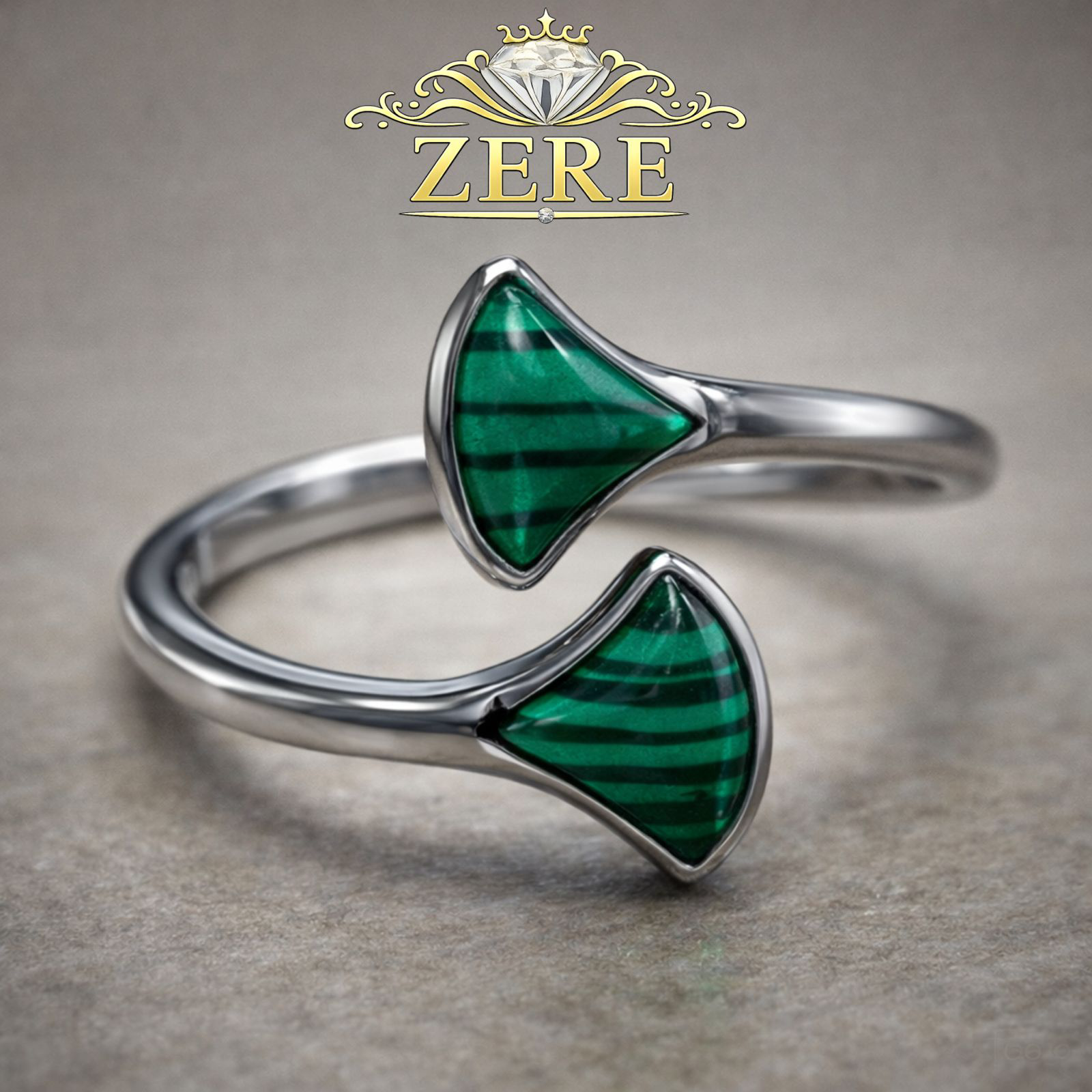 Кольцо Zere ZR130302 серебро 2.4гр купить,16290
