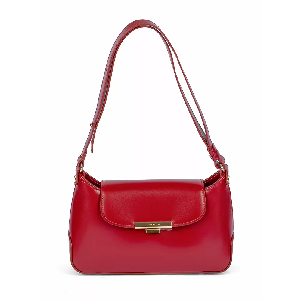 Сумка Lancaster Sac baguette A rabat avec fermoir M Suave Evenly 480-026 красная