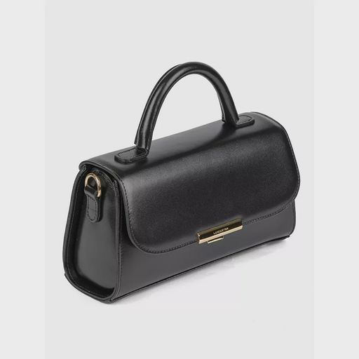 Сумка Lancaster Sac baguette A rabat avec fermoir M Suave Evenly 480-025 черная