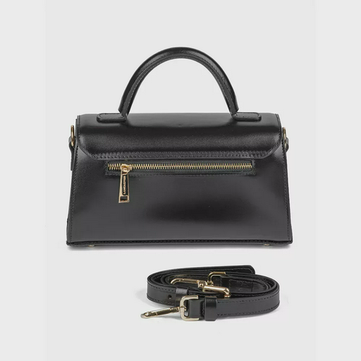 Сумка Lancaster Sac baguette A rabat avec fermoir M Suave Evenly 480-025 черная