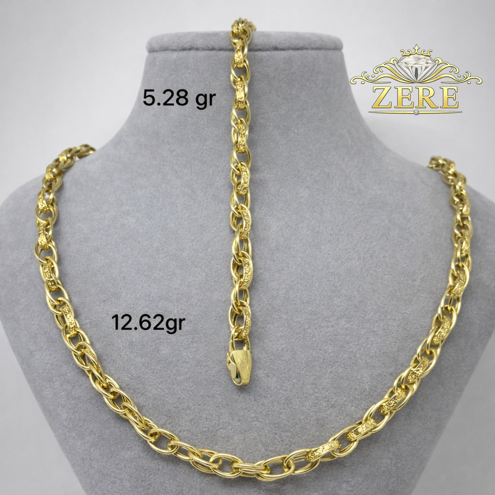 Комплект Zere ZR130329 золото 17.9гр 55см купить,1691800