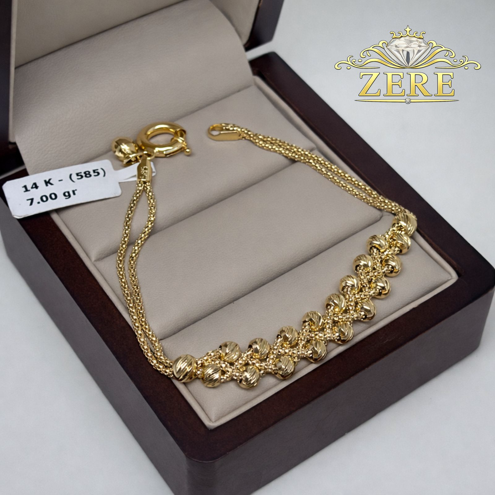 Браслет Zere ZR130332 золото 7.0гр 19р купить,761300