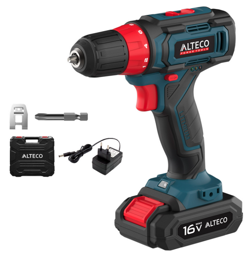 Дрель-шуруповерт Alteco CD 16-30 95730 16В