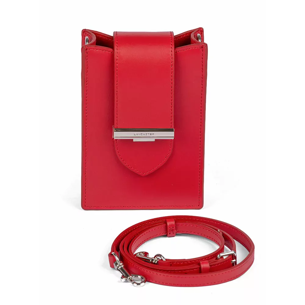 Сумка Lancaster Pochette smartphone A rabat avec fermoir Paris lly 531-018 красная