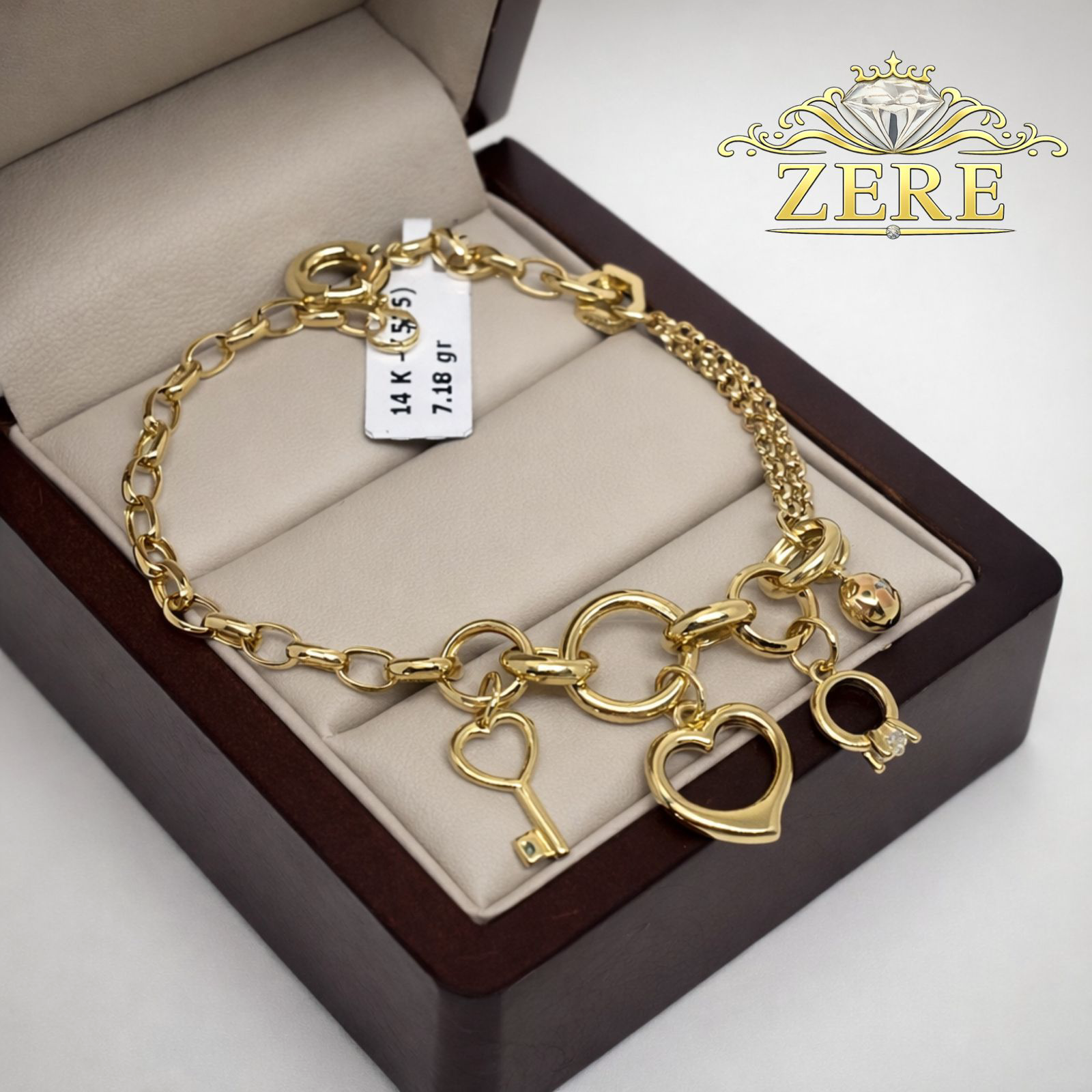 Браслет Zere ZR130334 золото 7.18гр 19р купить,694940