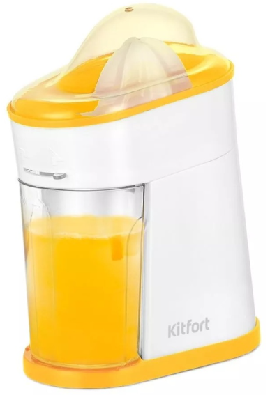 Соковыжималка Kitfort КТ-1150-3 бело-желтый