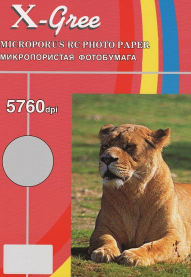 Фотобумага X-Gree Satin 5R RS260S 50 листов микропористая