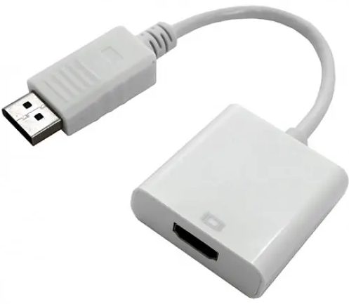 Переходник Cablexpert DisplayPort - HDMI A-DPM-HDMIF-002-W 0.1м белый