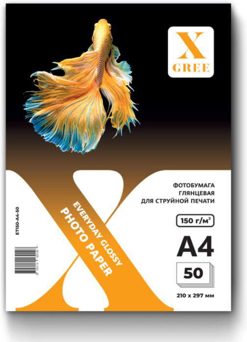 Фотобумага X-Gree Everyday A4 E7240 50 листов глянцевая 