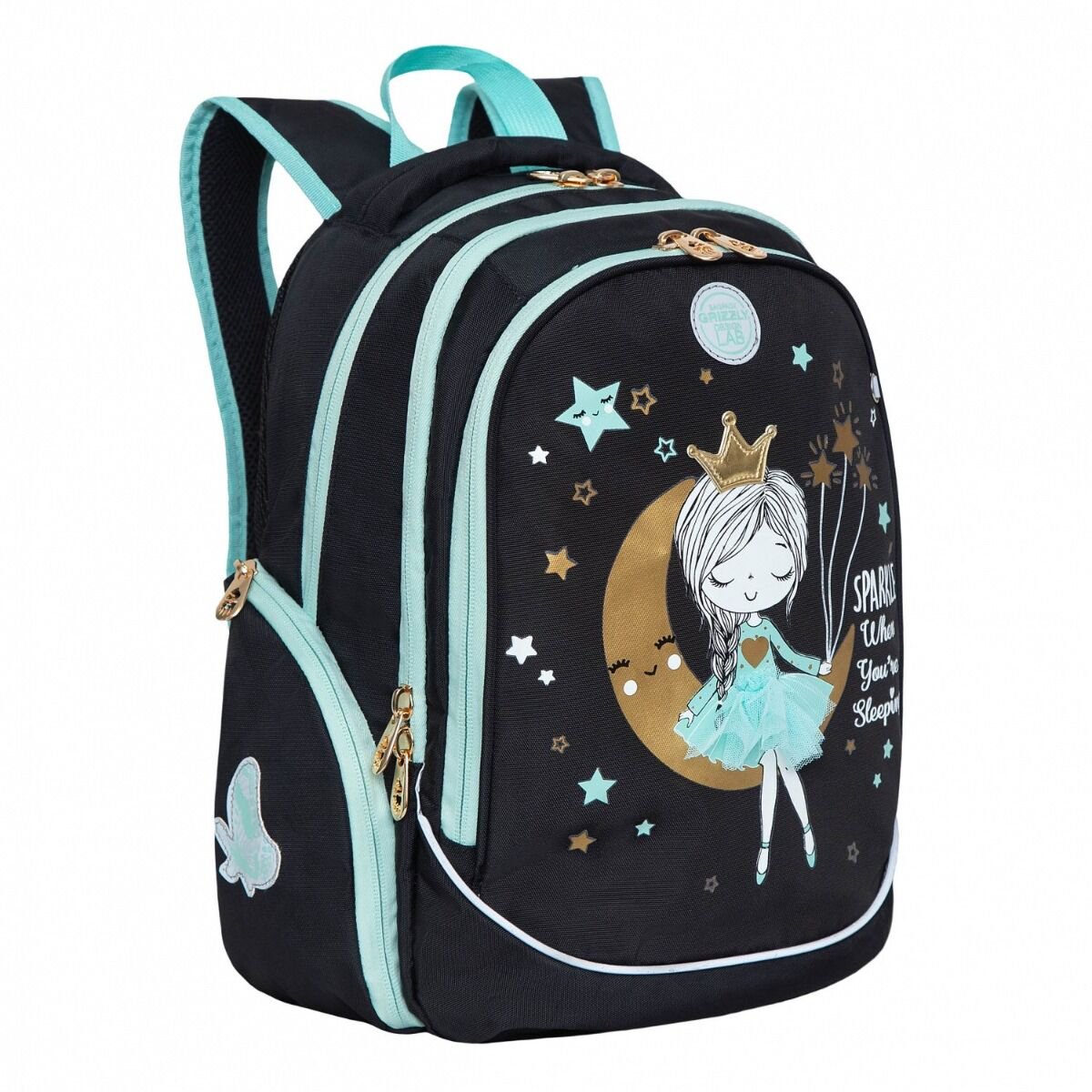 Рюкзак Grizzly Sleeping princess 13л черный купить,NaN