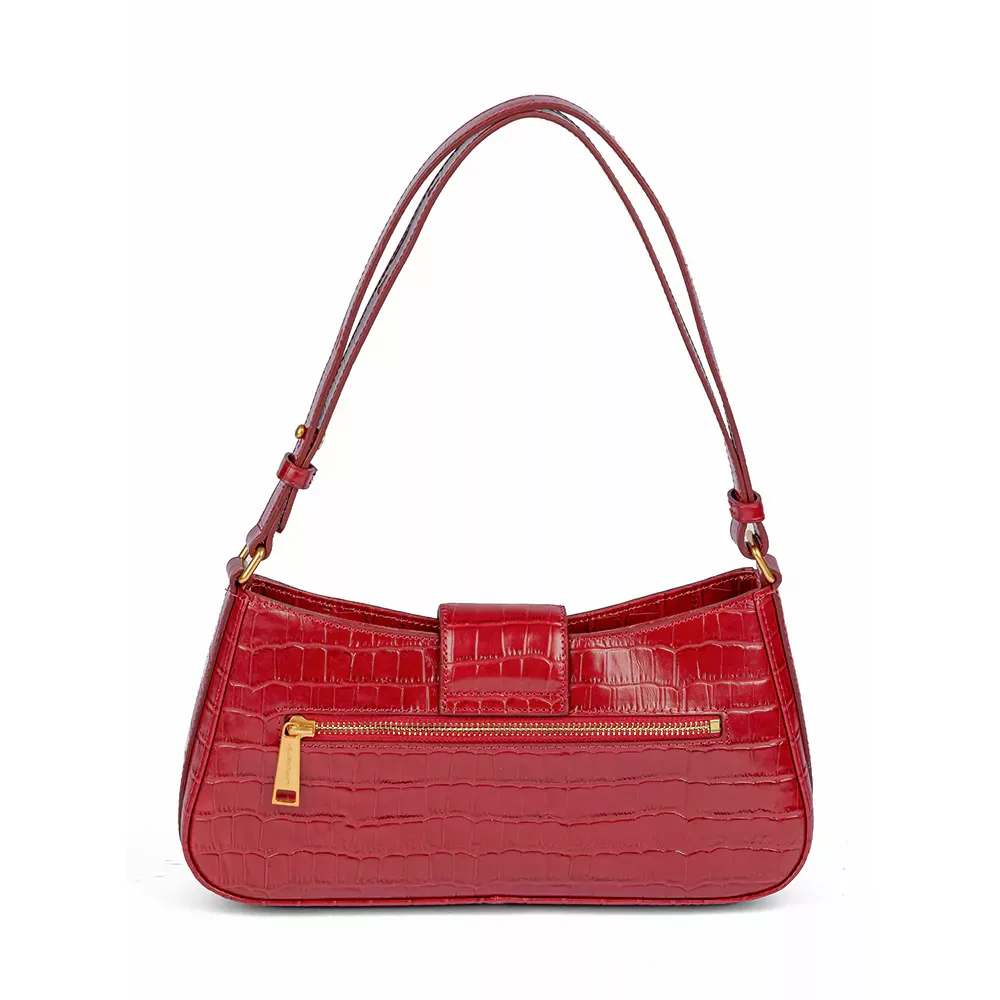 Сумка Lancaster Sac baguette A rabat avec fermoir Exo Iiy 531-019 красная купить,0