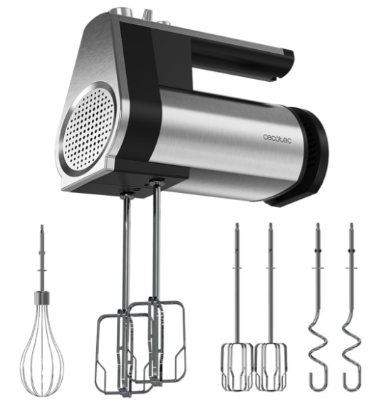 Миксер Cecotec PowerTwist 500 Full Steel черный