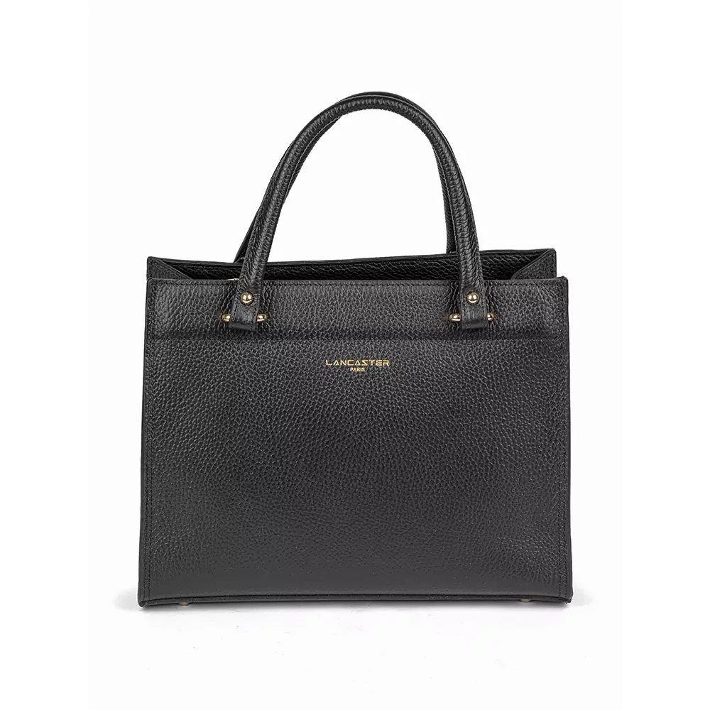 Сумка Lancaster Sac a main Zippe M Foulonne Double 470-63 черная купить,NaN