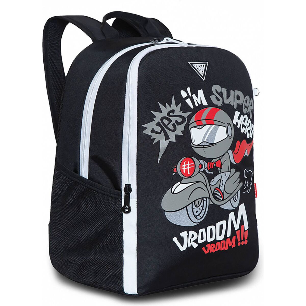 Рюкзак Grizzly Yes I'm super hero 13,5л черно-синий купить,NaN