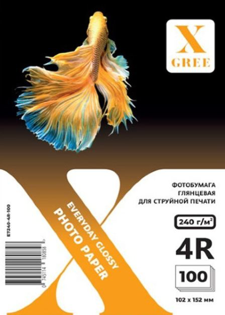 Фотобумага X-Gree Everyday 4R E7240 100 листов глянцевая  купить,1203