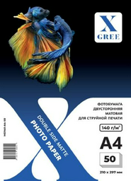 Фотобумага X-Gree A4 MD140 50 листов двусторонняя матовая