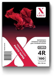 Фотобумага X-Gree Premium 4R 53W200 100 листов глянцевая 