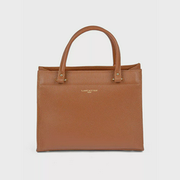 Сумка Lancaster Sac a main Zippe M Foulonne Double 470-63 Camel IN NU коричневая