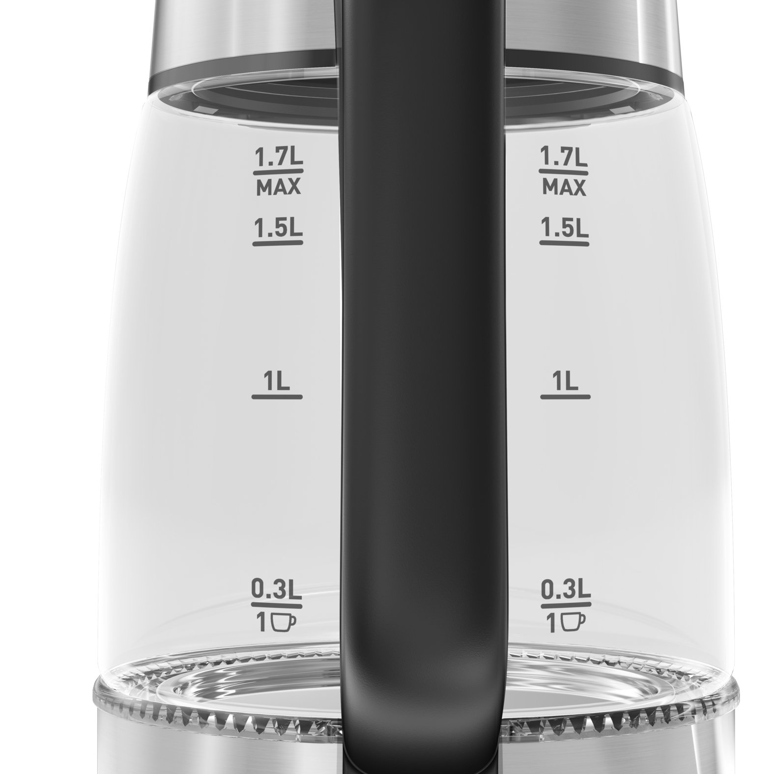 Электрочайник Tefal KI700830 1.7 л черно-серебристый