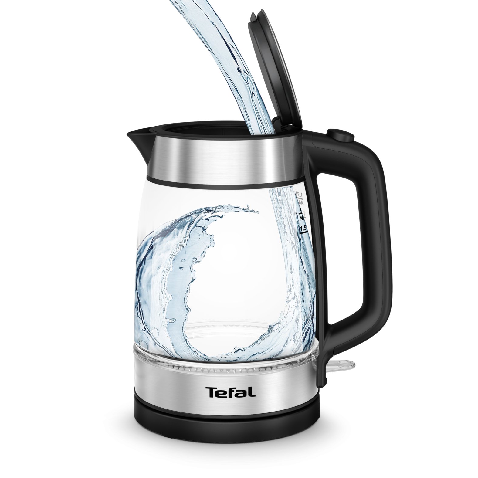 Электрочайник Tefal KI700830 1.7 л черно-серебристый
